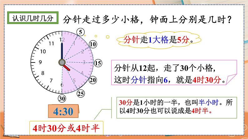 第七单元  认识时间   7.2 用几时几分表示时间 人教数2上【课件+教案+习题】05