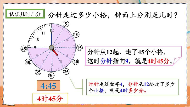 第七单元  认识时间   7.2 用几时几分表示时间 人教数2上【课件+教案+习题】06