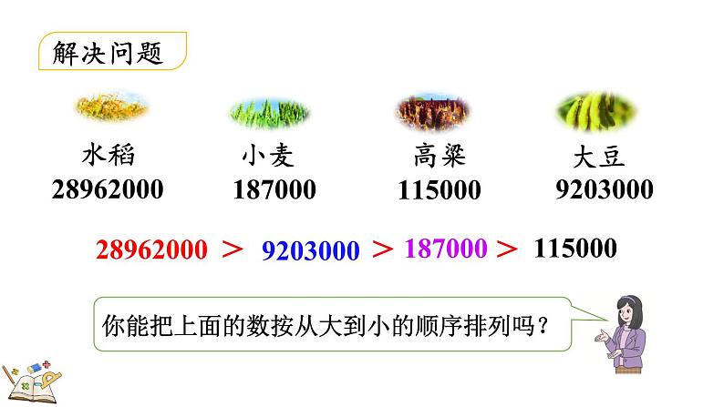 人教版四年级数学上册课件 1.5 亿以内数的大小比较07