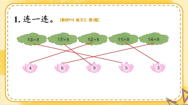 人教版一年级数学下册练习三课件PPT第2页