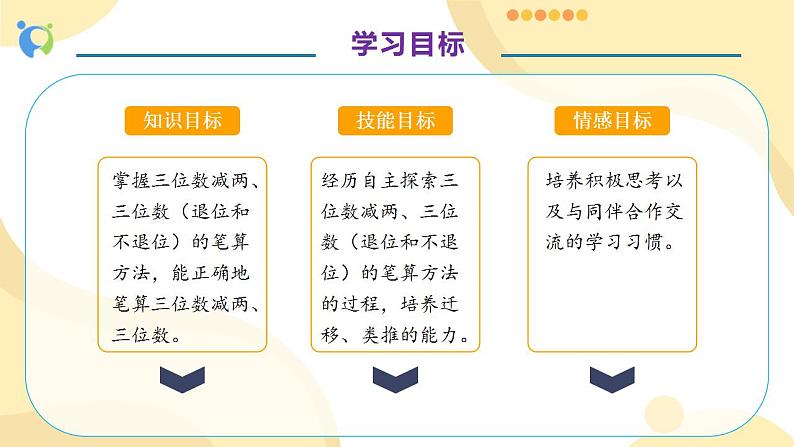 【核心素养】人教版数学三年级上册-4.3 三位数减三位数（一）课件+教案+学案+分层作业（含教学反思和答案）04