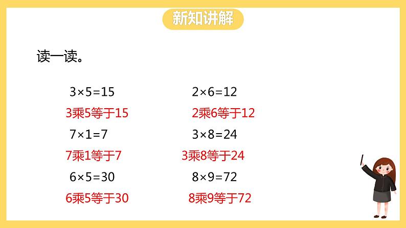 冀教版数学二上  3.2 乘法的意义（二）课件 第5页