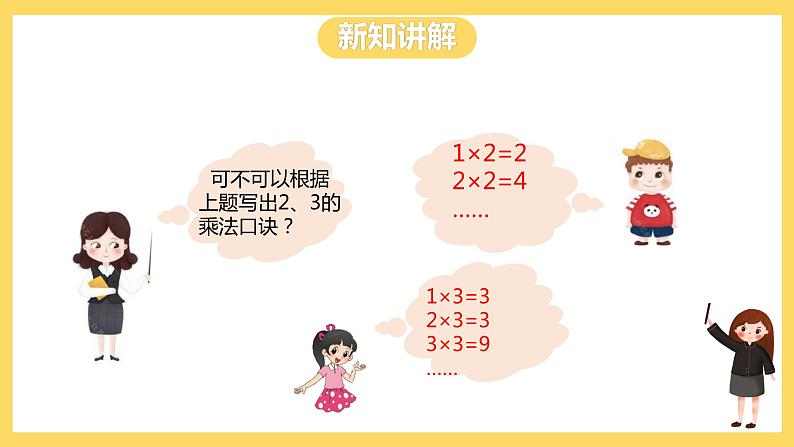 冀教版数学二上  3.3 2、3的乘法口诀 课件+教案05