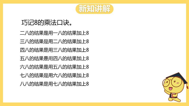 冀教版数学二上  7.2 8的乘法口诀 课件+教案08