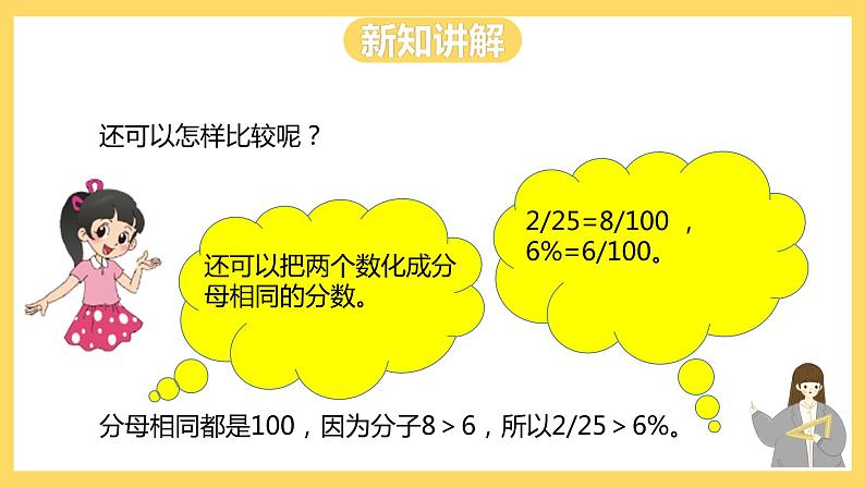 冀教版数学六上 3.2百分数与分数的互化 课件+教案07