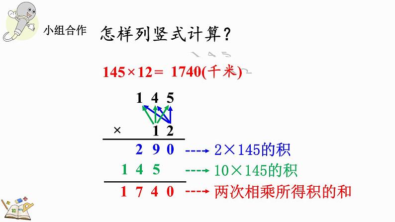 人教版四年级数学上册课件 4-1 三位数乘两位数笔算05