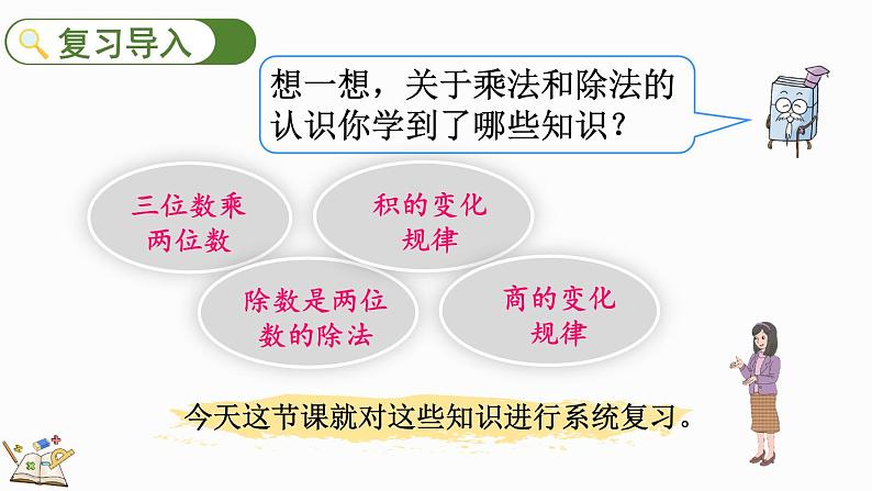 人教版四年级数学上册课件 9-2 三位数乘两位数、除数是两位数的除法第2页