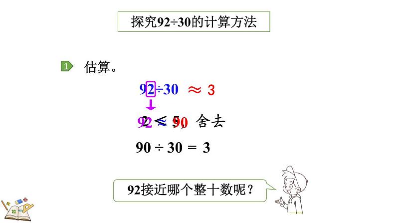 人教版四年级数学上册课件 6-2-1 整十数除两、三位数的笔算05