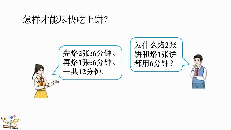 人教版四年级数学上册课件 8-2 烙饼问题04