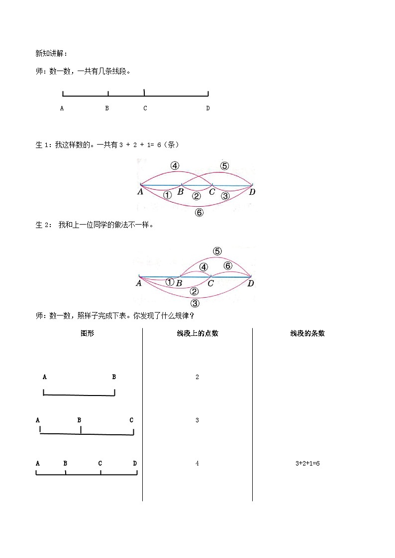 冀教版数学四上 9.2数图形  教案第2页