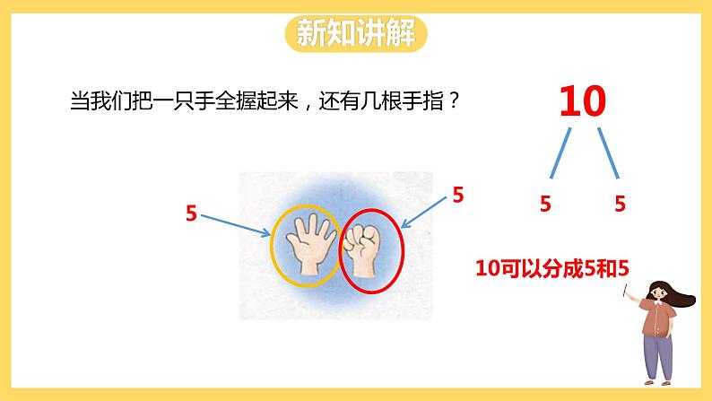 冀教版数学一上 4.3《10的合与分》 课件+教案08