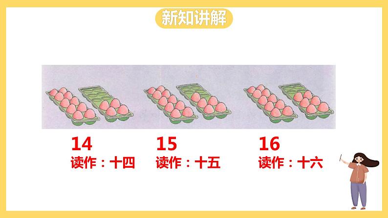 冀教版数学一上 7.1《11~20各数的认识》 课件+教案07