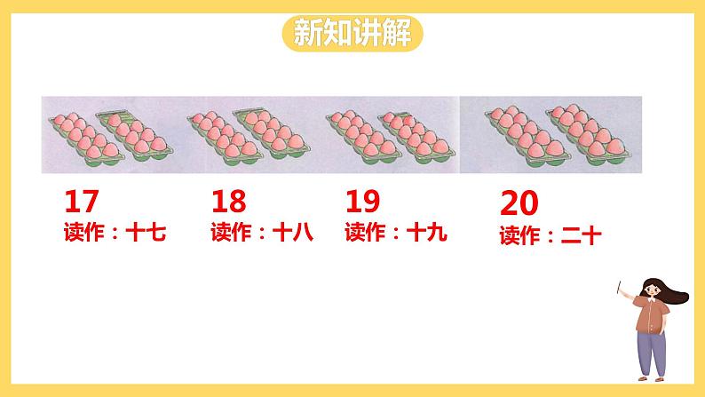 冀教版数学一上 7.1《11~20各数的认识》 课件+教案08