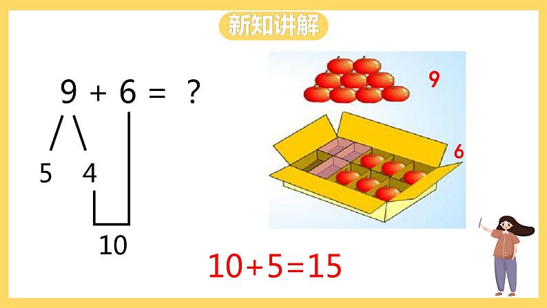 冀教版数学一上 8.2《九加几》 课件+教案06