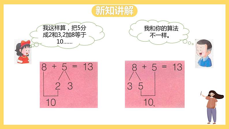 冀教版数学一上 8.3《八加几》 课件+教案05