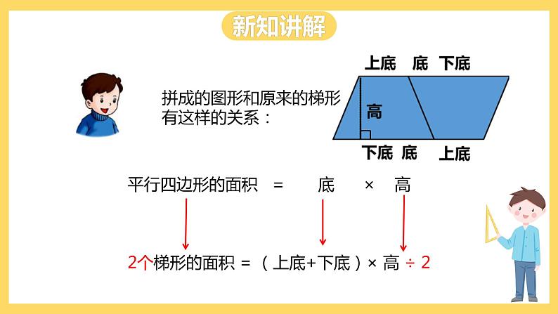 冀教版数学五上 6.4  梯形面积  课件+教案07