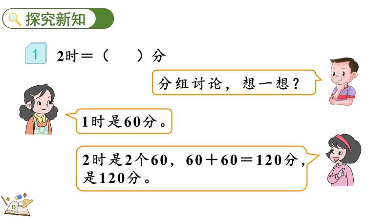 人教版数学三年级上册1.2 时、分、秒间的简单换算（课件）第4页