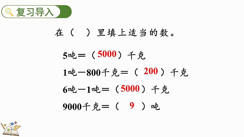 人教版数学三年级上册3.8 解决实际问题（课件）第3页