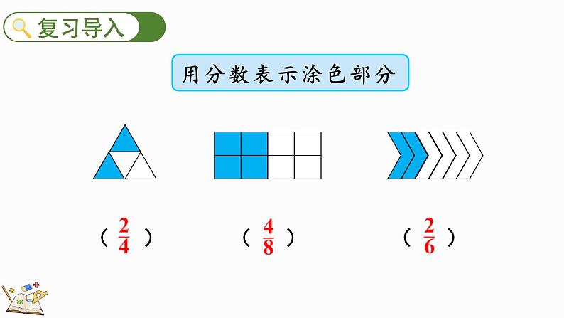 人教版数学三年级上册8.3.1 认识整体的几分之几（课件）第2页