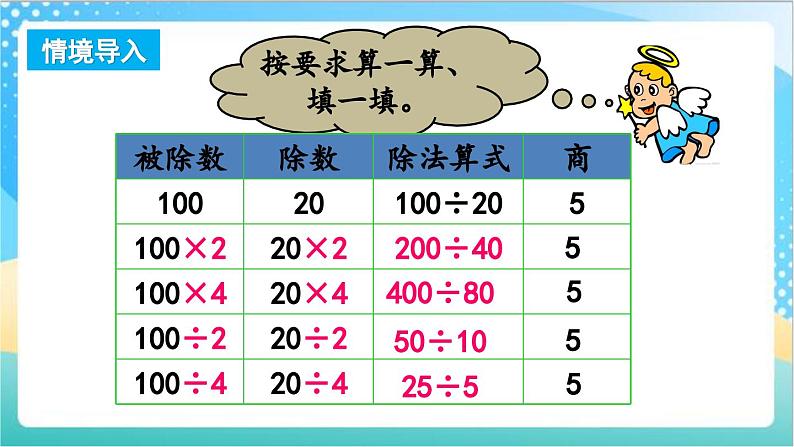 2.10 商不变的规律 课件+练习-苏教版数学四上02