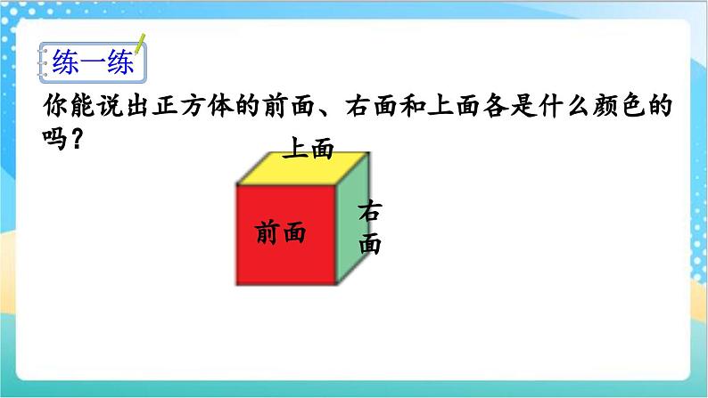 3.1 从不同方向观察同一物体 课件+练习-苏教版数学四上07