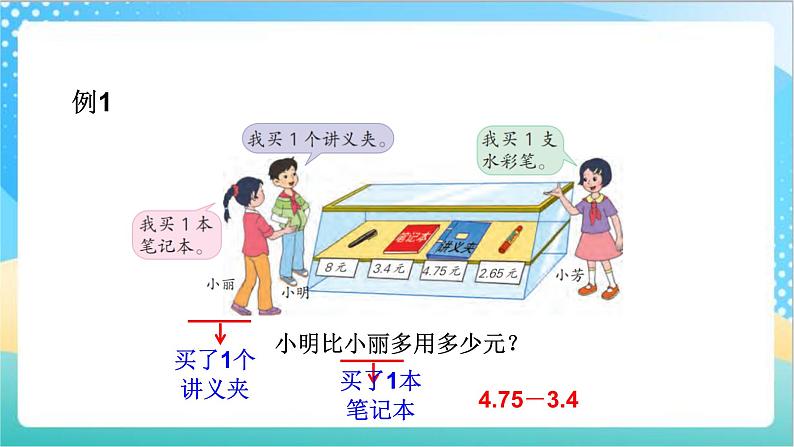 苏教版数学五上 4.2《小数的减法》 课件+教案+导学案04