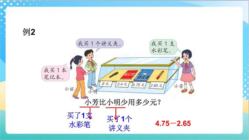 苏教版数学五上 4.2《小数的减法》 课件+教案+导学案07