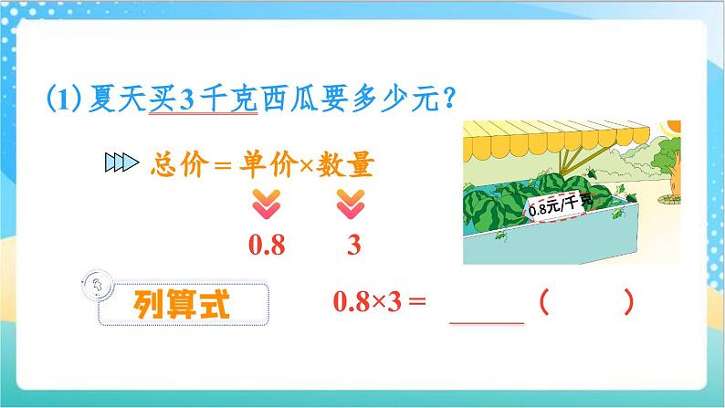 苏教版数学五上 5.1《小数乘整数》 课件+教案+导学案05