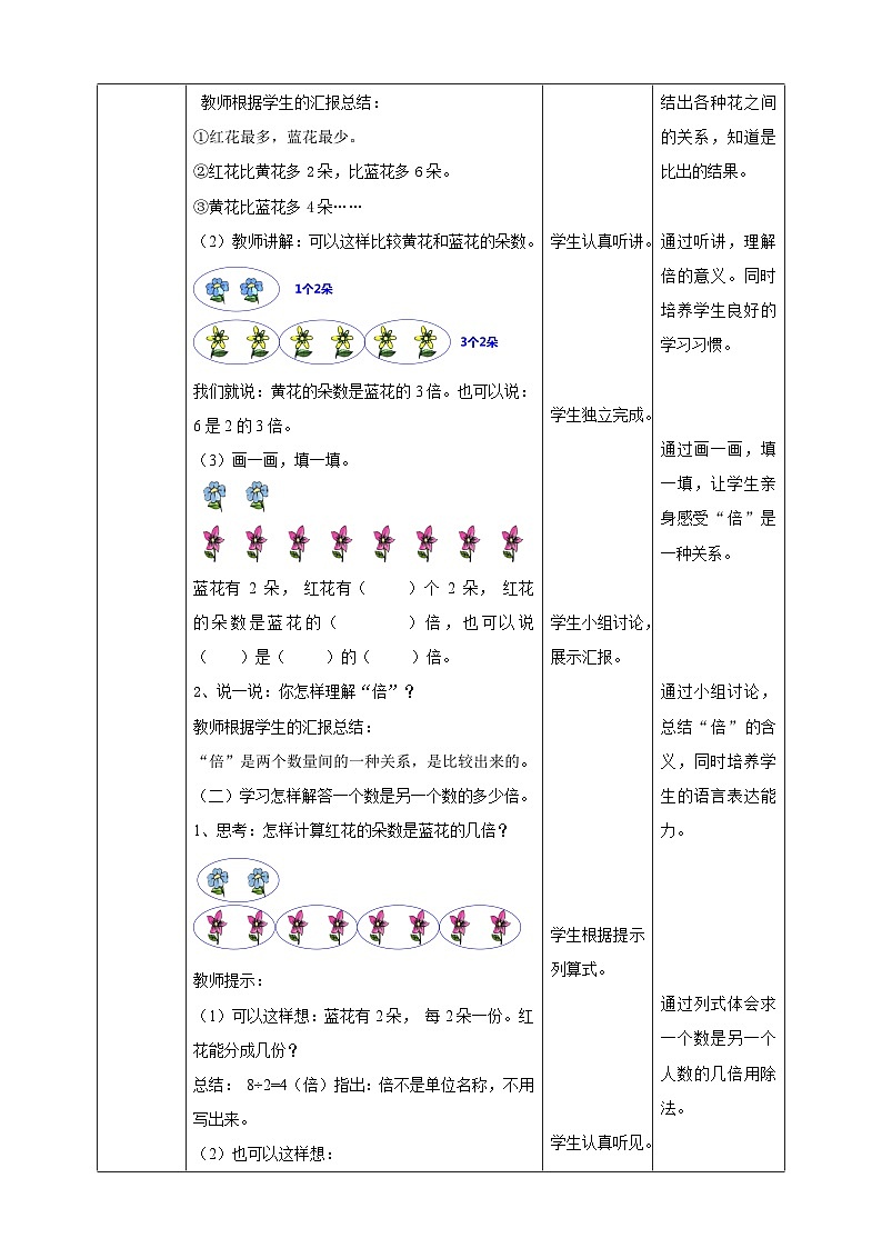 1.2《倍的认识和有关倍的简单实际问题》（课件+教案+导学案）-苏教版数学三上02