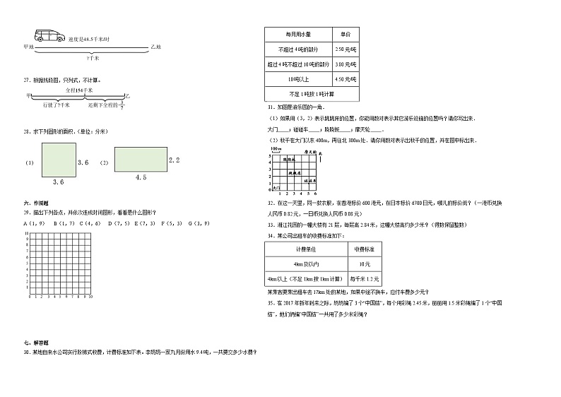 （月考易错题）第1-2单元阶段检测（提高）-2023-2024学年五年级上册数学高频考点培优卷（人教版）02