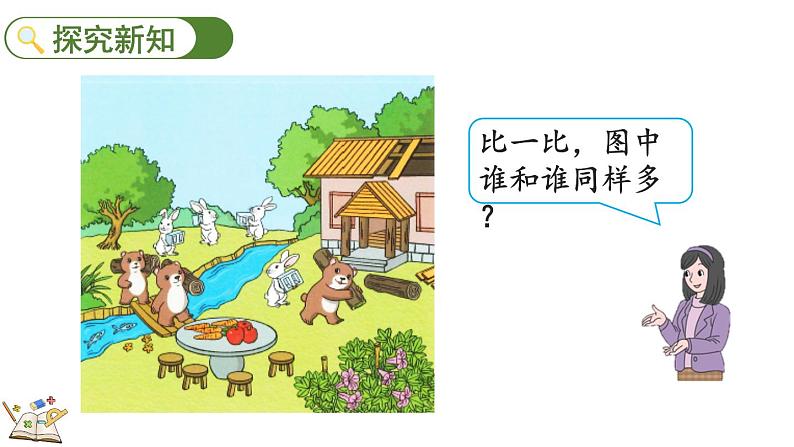 人教版数学一年级上册1.2比多少（教学课件）第4页