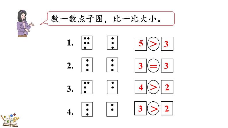 人教版数学一年级上册3.3 练习三（教学课件）第5页