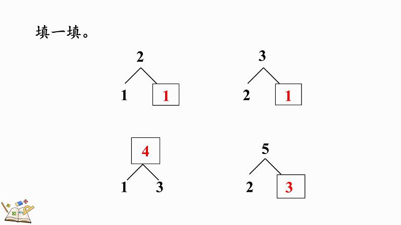 人教版数学一年级上册3.16 练习七（教学课件）第3页