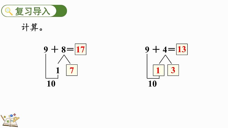 人教版数学一年级上册8.3 8、7、6加几（教学课件）02