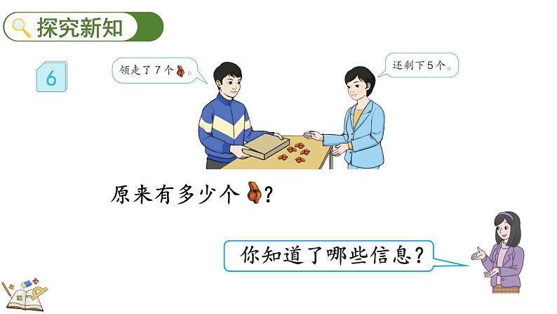 人教版数学一年级上册8.9 解决“原来一共有多少”的问题（教学课件）03