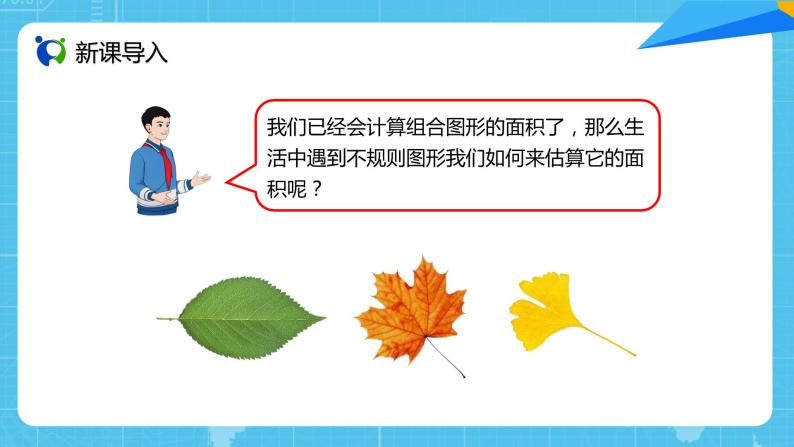 【核心素养目标】人教版小学数学五年级上册 6.5《不规则图形的面积》课件+教案+同步分层作业（含教学反思和答案）02