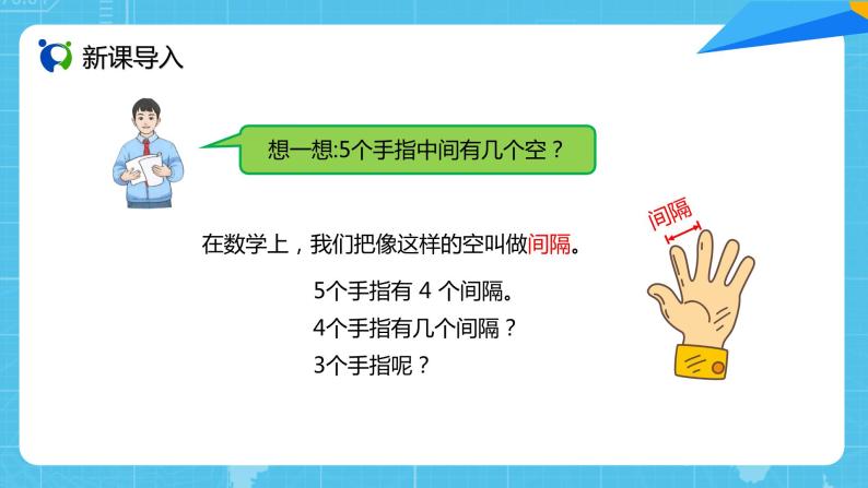 【核心素养目标】人教版小学数学五年级上册 7.1《植树问题（1）》课件+教案+同步分层作业（含教学反思和答案）03