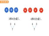 冀教版一年级数学上册课件 4.2  7~9的合与分