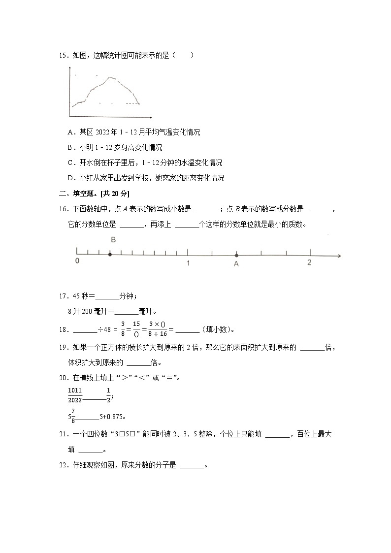 浙江省台州市路桥区2022-2023学年五年级下学期期末数学试卷03