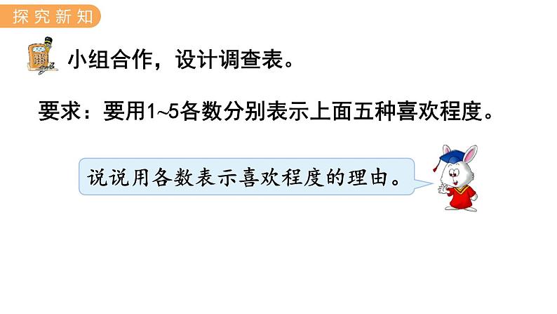 冀教版六年级数学上册课件  喜欢数学情况的调查03