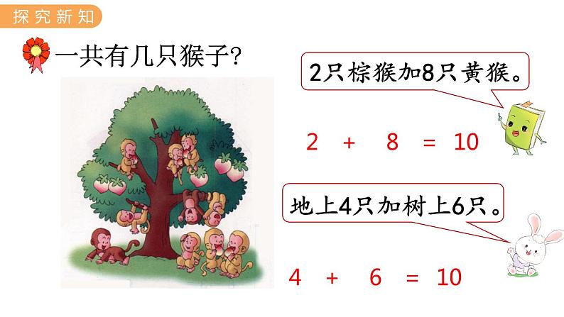 冀教版一年级数学上册课件 5.6  10的加减法第3页