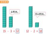 冀教版一年级数学上册课件 9.1  十几减几的减法