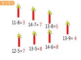 冀教版一年级数学上册课件 9.5  15、16、17、18减几的减法