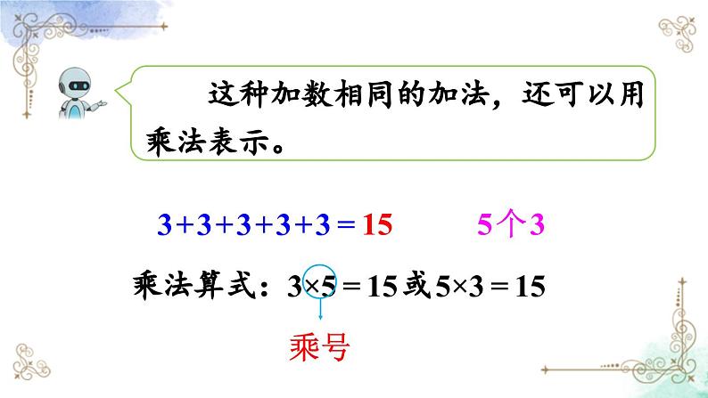 2023年新人教版二年级数学精品同步课件第四单元乘法的初步认识07