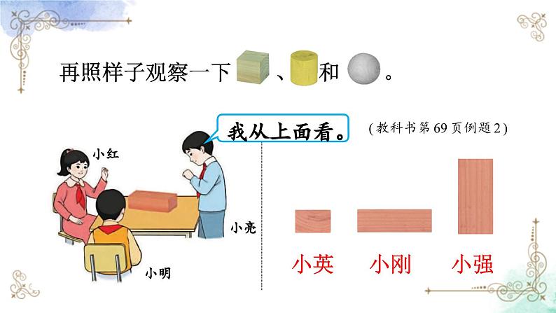 2023年新人教版二年级数学精品同步课件第五单元第二课时 观察立体图形04