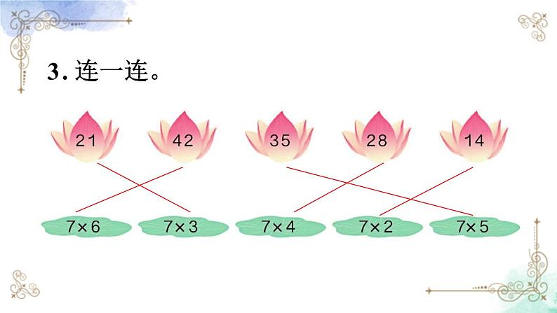 2023年新人教版二年级数学精品同步课件第六单元练习十七05