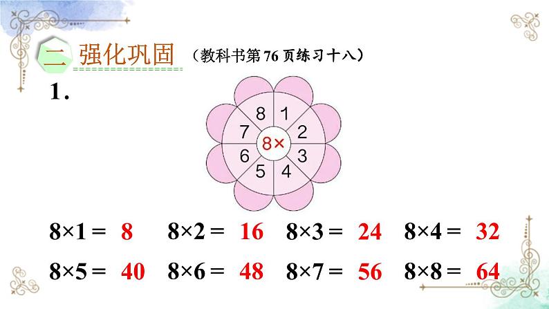 2023年新人教版二年级数学精品同步课件第六单元练习十八03