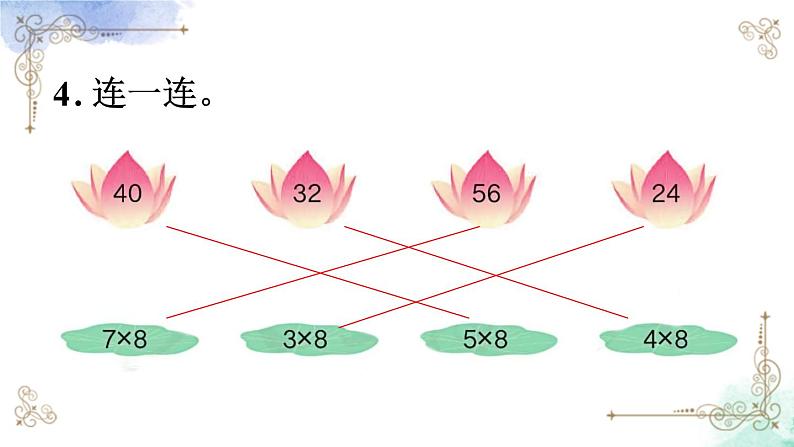 2023年新人教版二年级数学精品同步课件第六单元练习十八06