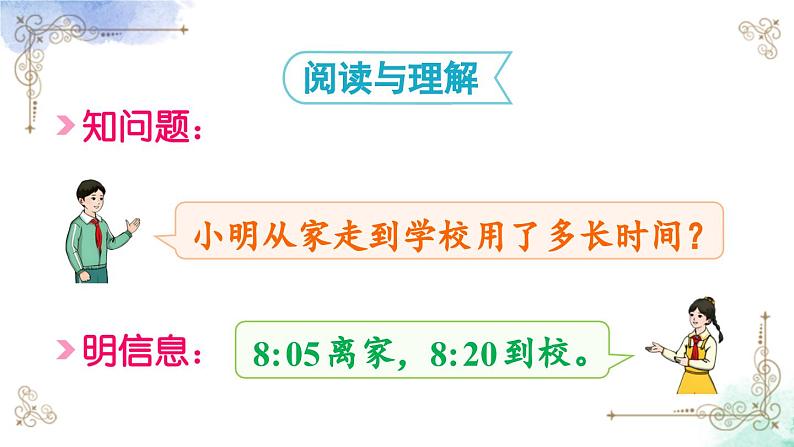 三年级数学上册第一单元第三课时 计算经过时间课件PPT第5页