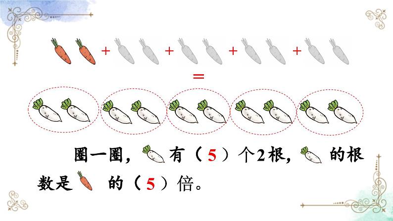 三年级数学上册第五单元第一课时 倍的认识 课件PPT08